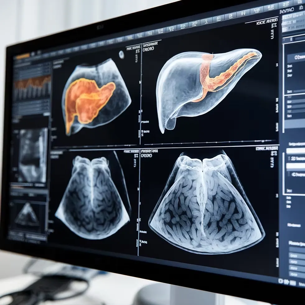 تشخیص سنگ صفرا با سونوگرافی